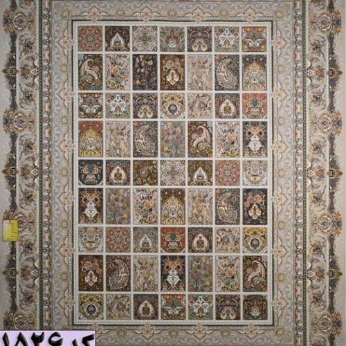 فرش ماشینی 1500شانه تراکم ۲۵۵۰ | فرش ماشینی | فرش ماشینی ۸ رنگ | فرش کاشان