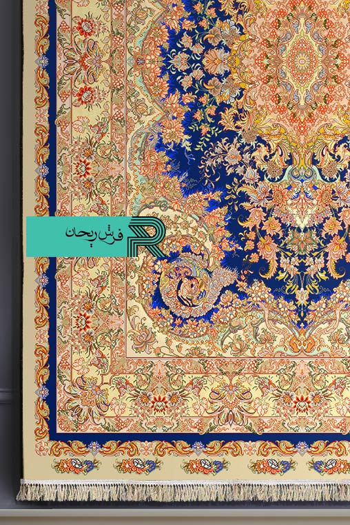 قالیچه با طرح سنتی نقشه نوین فر - Image 5