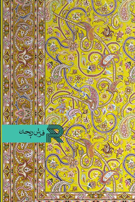 قالیچه با طرح سنتی نقشه اسلیمی - Image 4