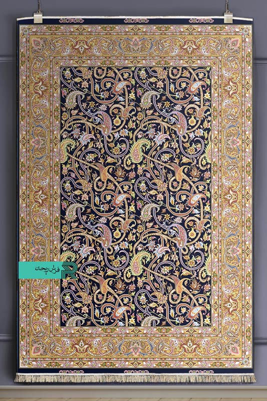 قالیچه با طرح سنتی نقشه اسلیمی - Image 9