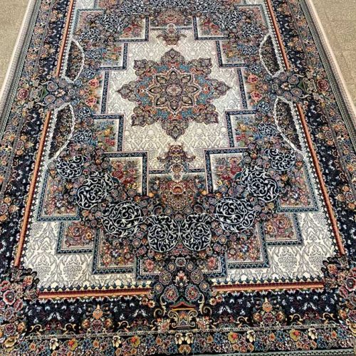 فرش ماشینی ۷۰۰ شانه ۶ متری | فرش زمینه کرم