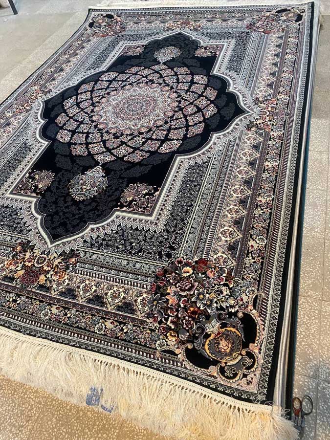قیمت و خرید فرش ماشینی ۶ متری ۷۰۰ شانه اکریلیک کد 7628