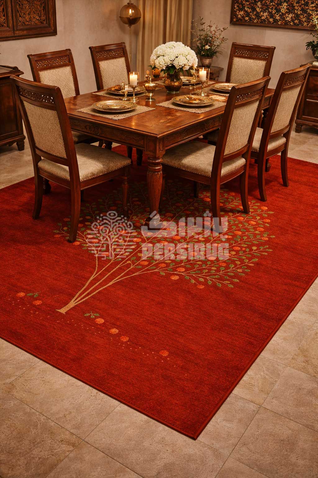 فرش ماشینی نارنجستان - Image 3