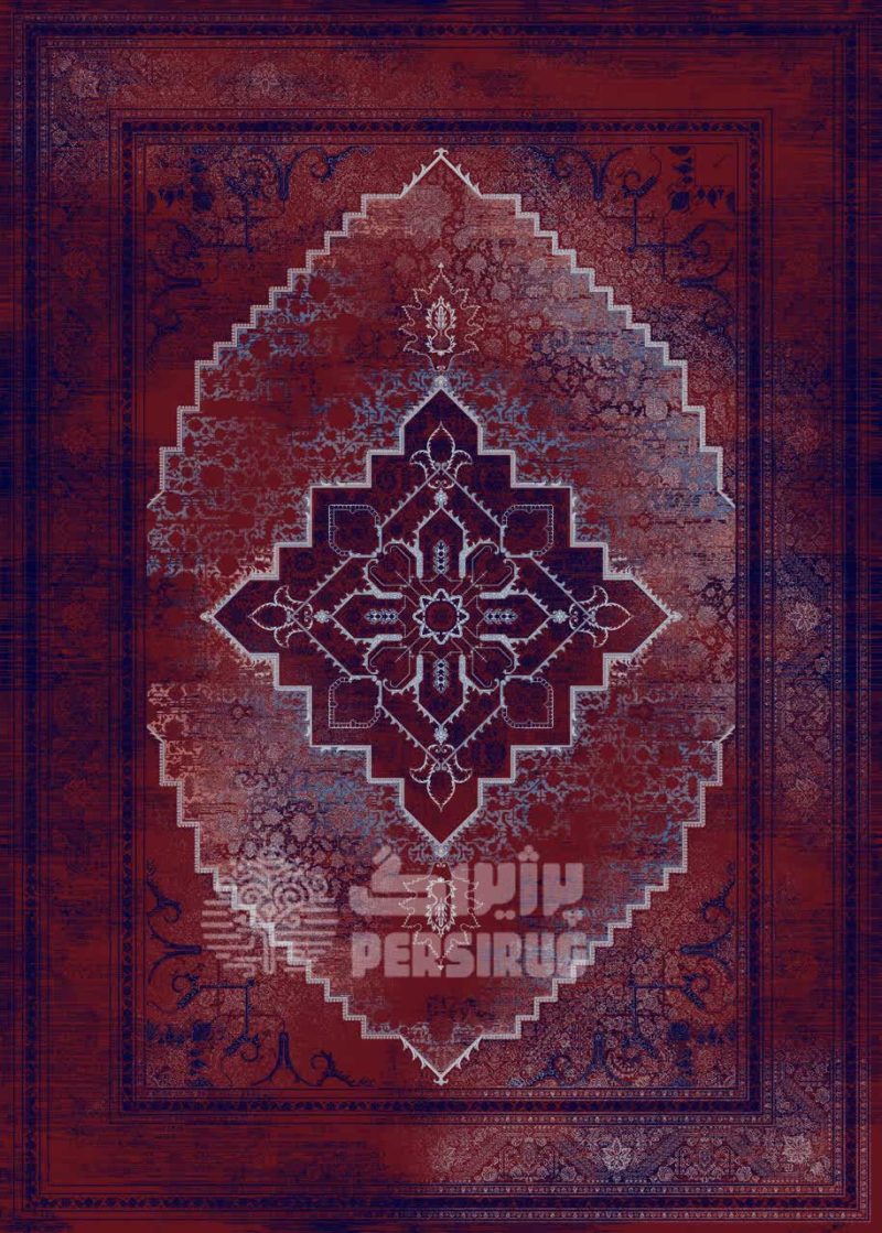فرش  طرح شب سرخ