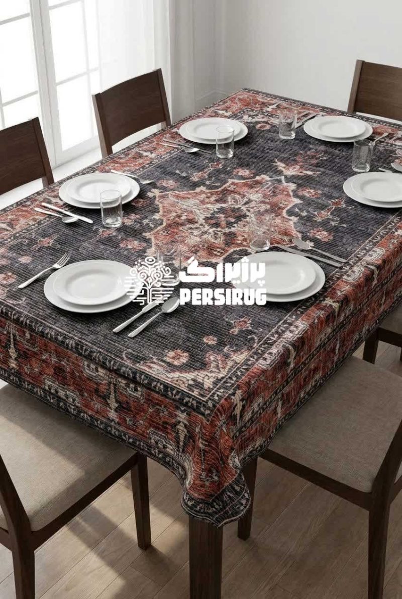 رومیزی ، سفره و روفرشی  طرح ذغالسَر