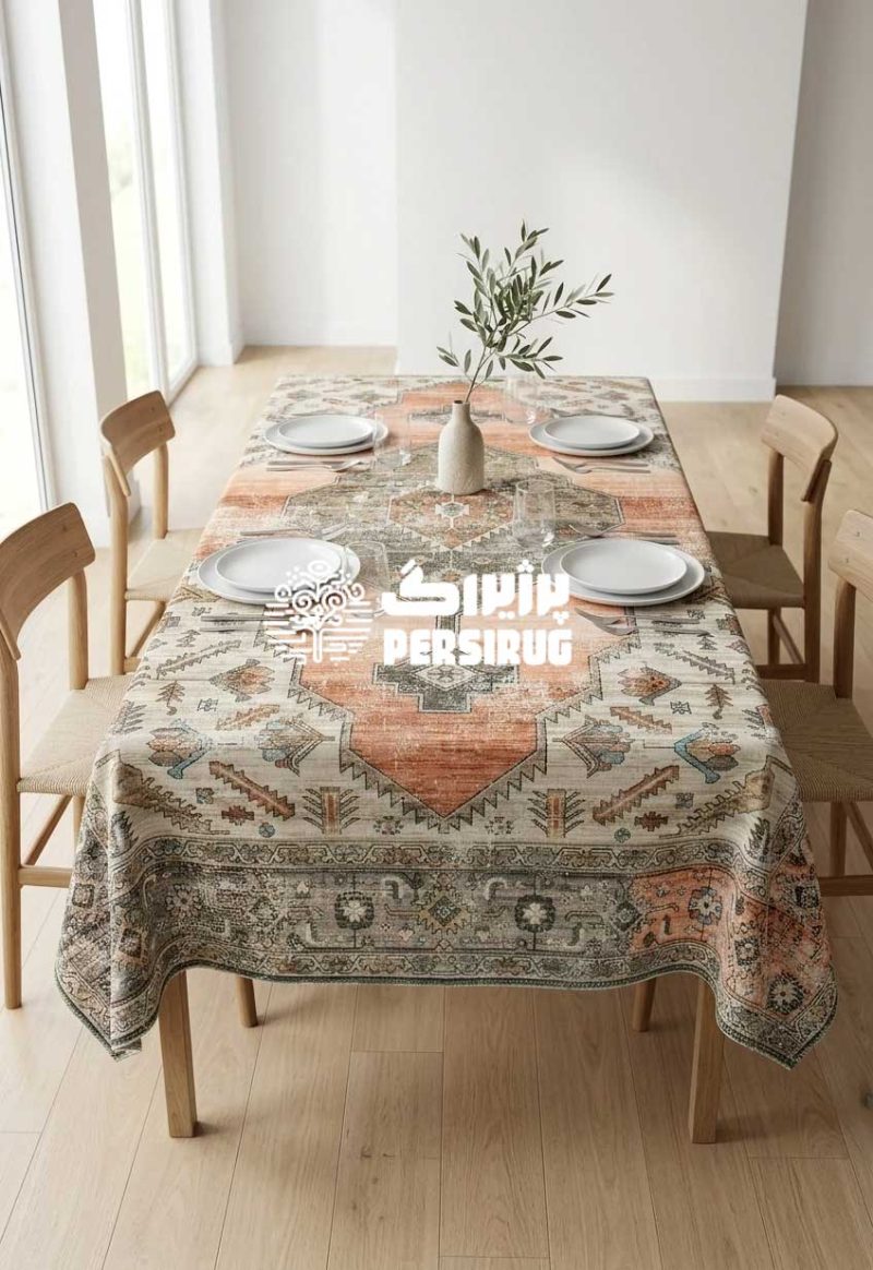 رومیزی ، سفره و روفرشی  طرح  پِتروک