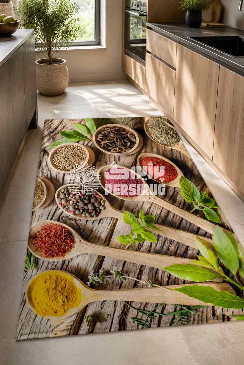 فرش آشپزخانه شیک و قابل شستشو