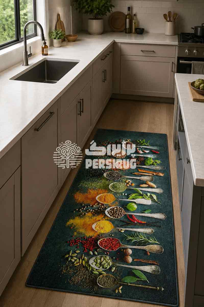 فرش آشپزخانه شیک و قابل شستشو