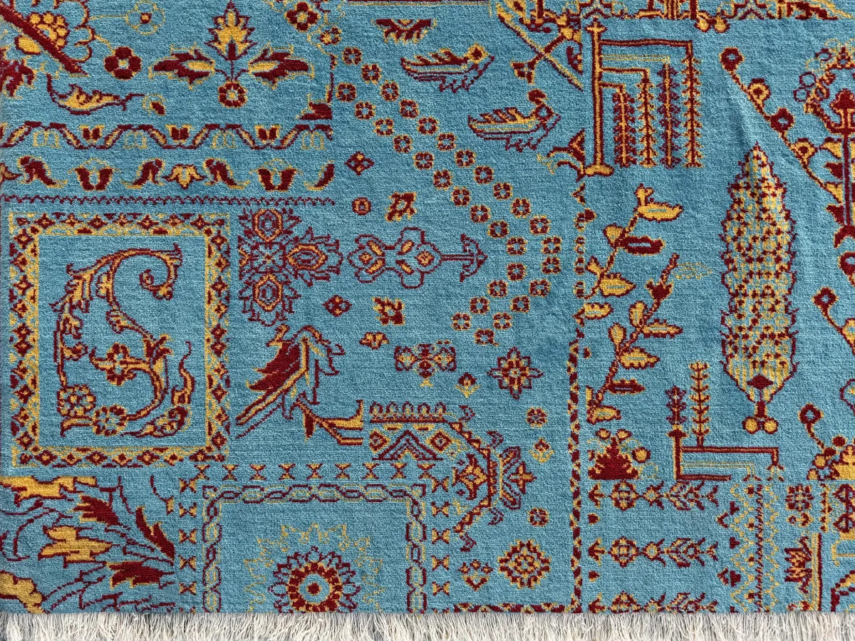 فرش ماشینی پشم طبیعی کد 0147 - Image 4