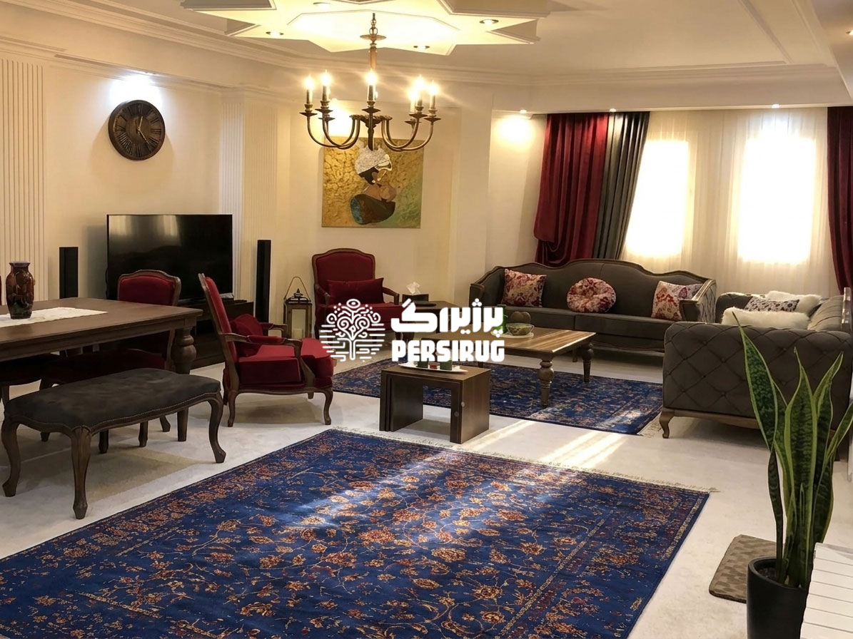 فرش ماشینی پشم طبیعی کد 0004