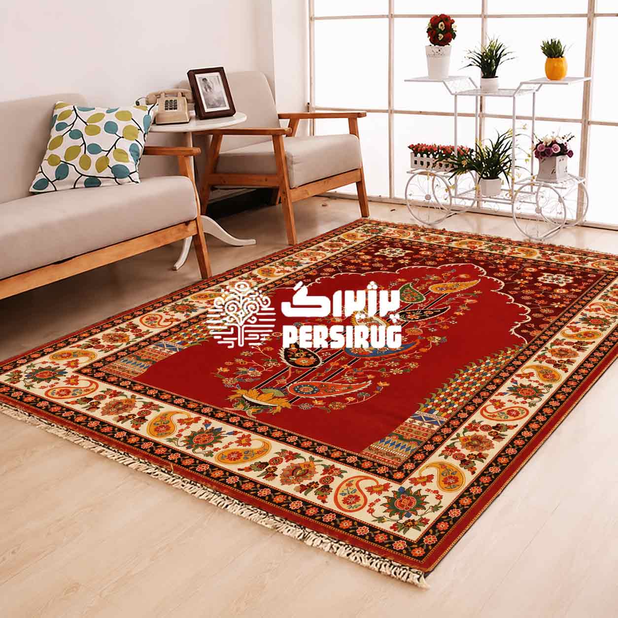 فرش ماشینی سروِ مهر