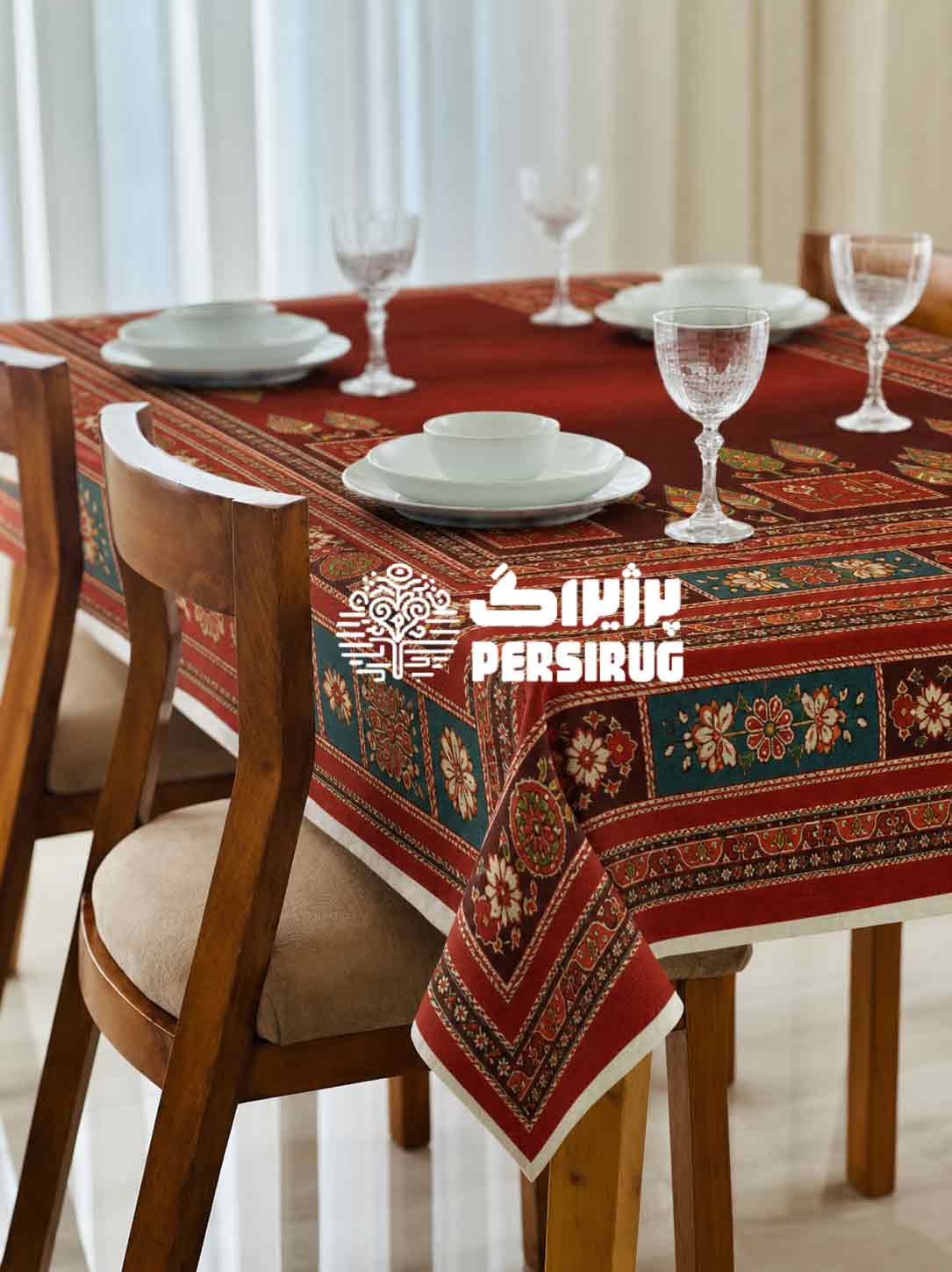 رومیزی ، سفره و روفرشی اذرخش