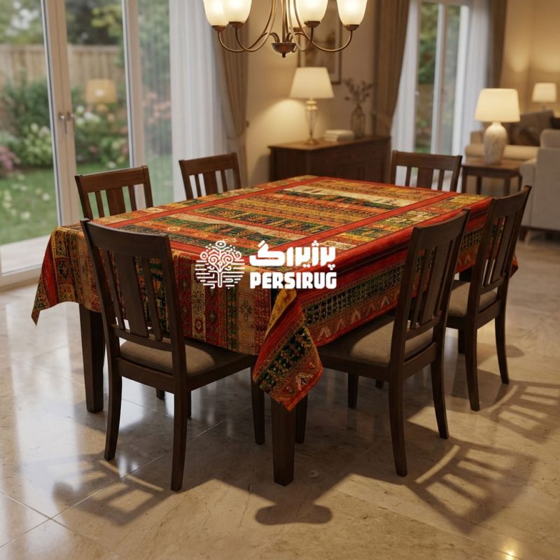 رومیزی ، سفره و روفرشی طرح کادوس