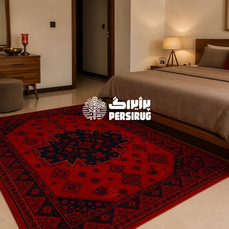 فرشینه طرح سرمه سرخ