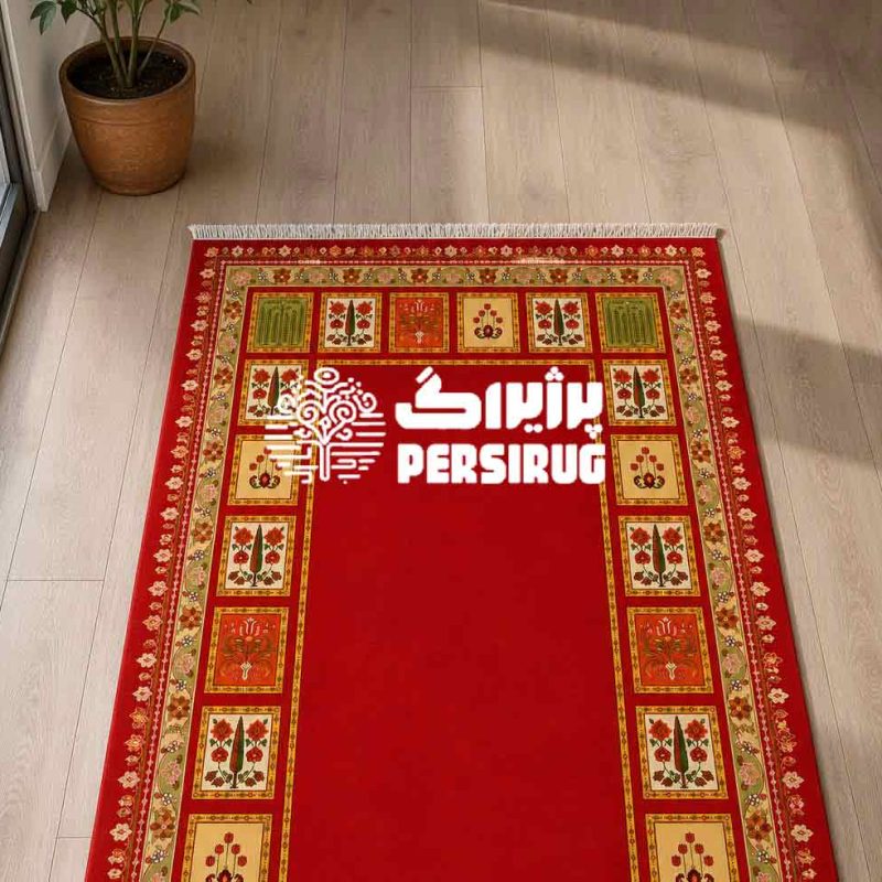 فرش ماشینی نقش باغ ؛ طرحی زیبا و با اصالت ؛ مخصوص خاص پسندان