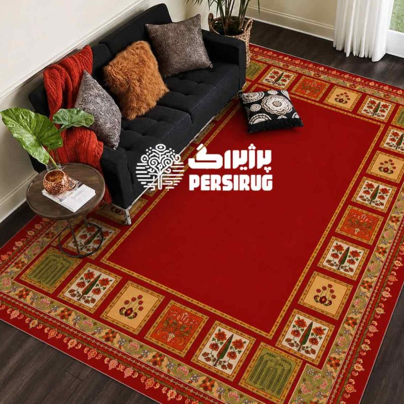 فرشینه نقش باغ ؛ طرحی زیبا و با اصالت ؛ مخصوص خاص پسندان
