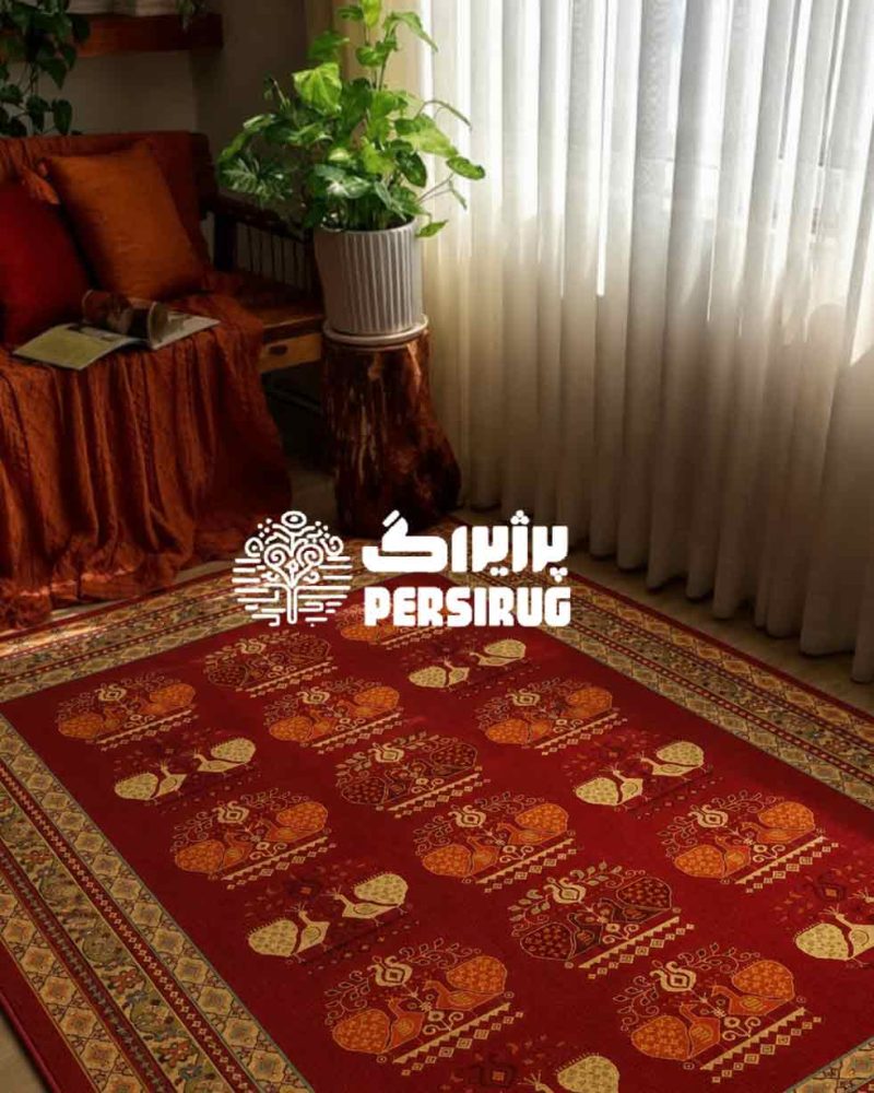 فرش ماشینی باغ قمری