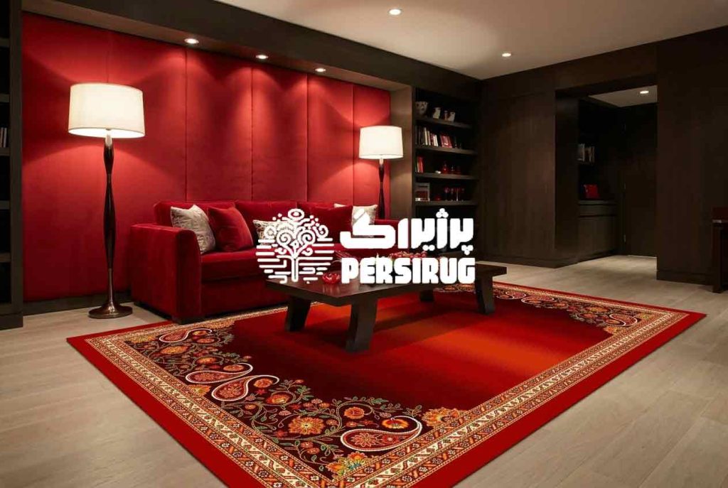 فرش لاکی سنتی در بررسی تاریخچه مد رنگ فرش