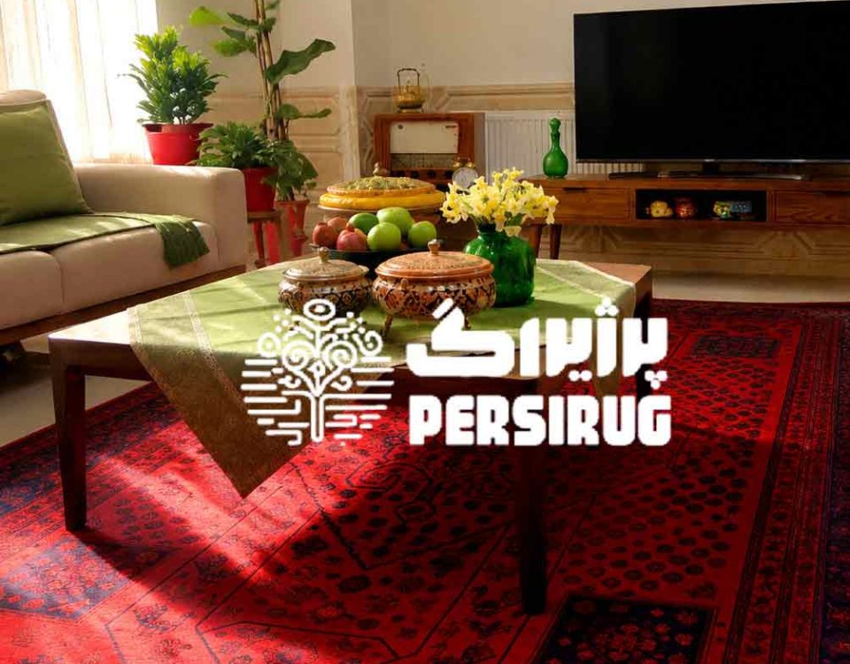طرح (Le Rubis Royal) با ترکیب رنگ قرمز لاکی و سرمه‌ای به خانه شما حس گرما و اصالت میبخشد