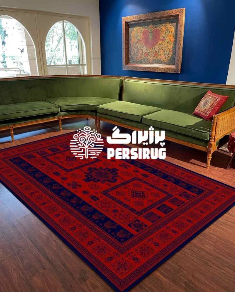 فرشینه کتیبه سرخ