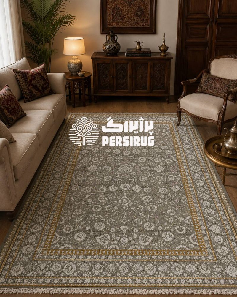 فرش ماشینی نقرهنگار